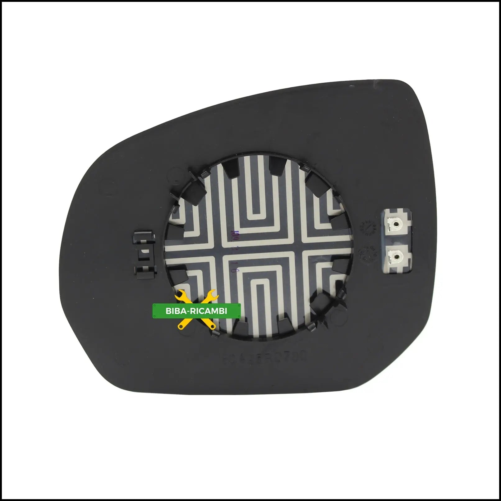 Piastra Retrovisore Termica Lato Dx-Passeggero Per Citroen C4 Grand Picasso I (UA) dal 2004-2013 BIBA-RICAMBI
