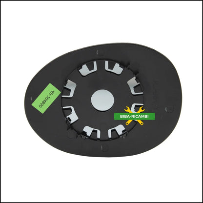 V. Piastra Specchio Retrovisore Asferica Lato Dx-Passeggero Per Toyota Aygo I (B1) dal 2005&gt; BIBA-RICAMBI