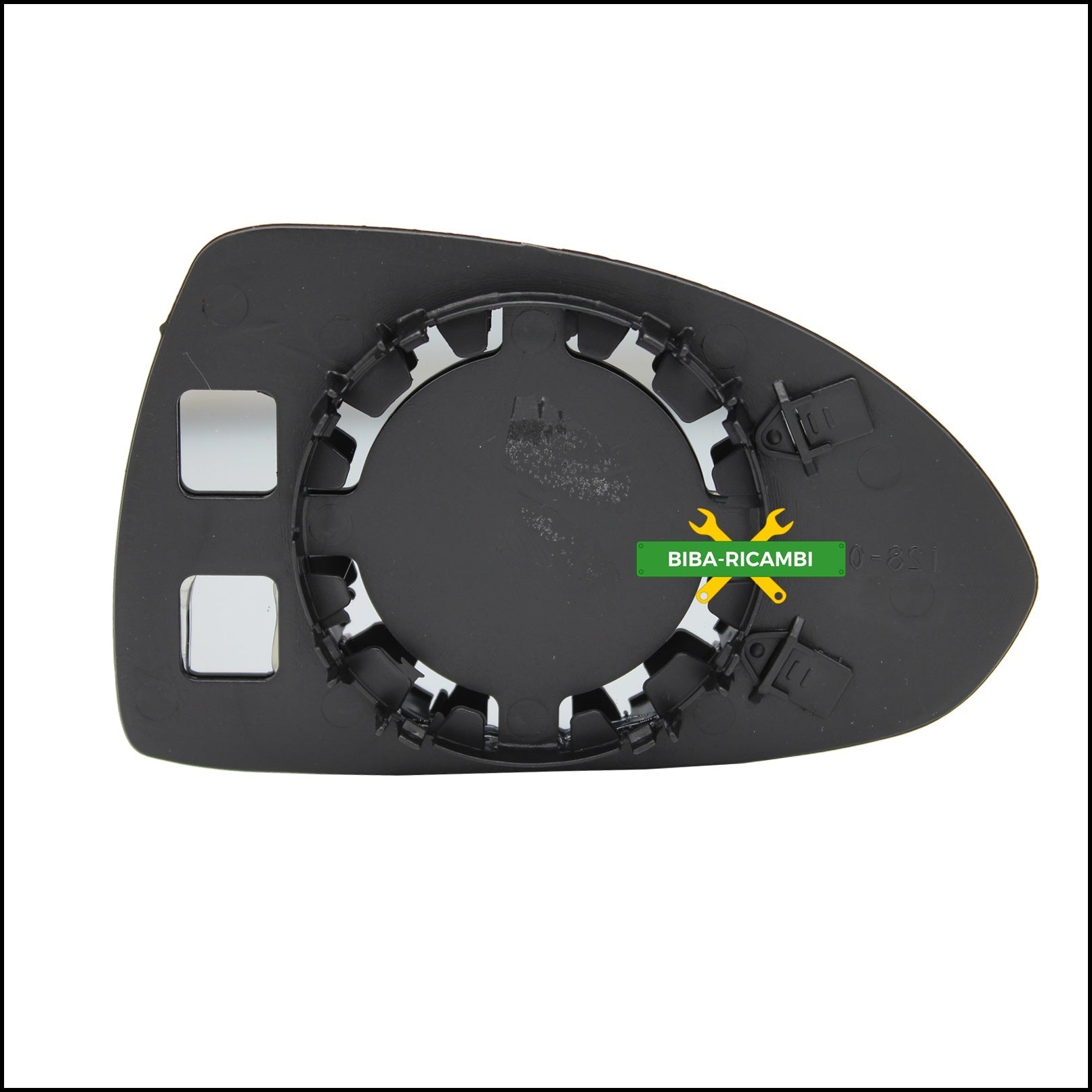 V. Piastra Specchio Retrovisore Asferica Lato Sx-Guidatore Per Opel Corsa E (X15) dal 2014> BIBA-RICAMBI