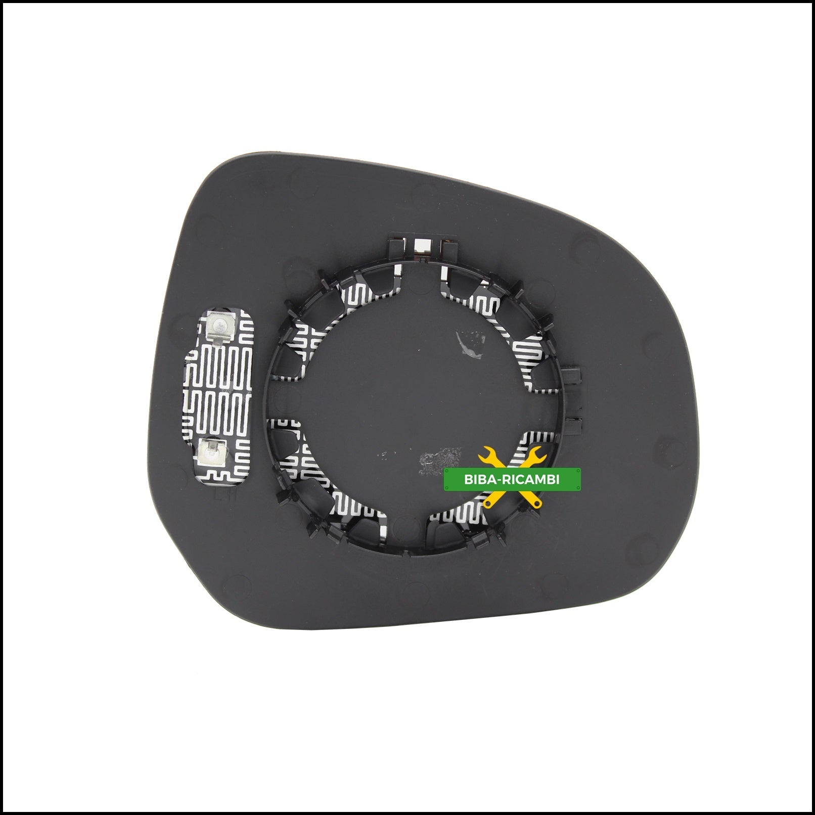 Piastra Specchio Retrovisore Termica Asferica Lato Sx-Guidatore Per Opel Agila B (H08) dal 2008-2014 BIBA-RICAMBI