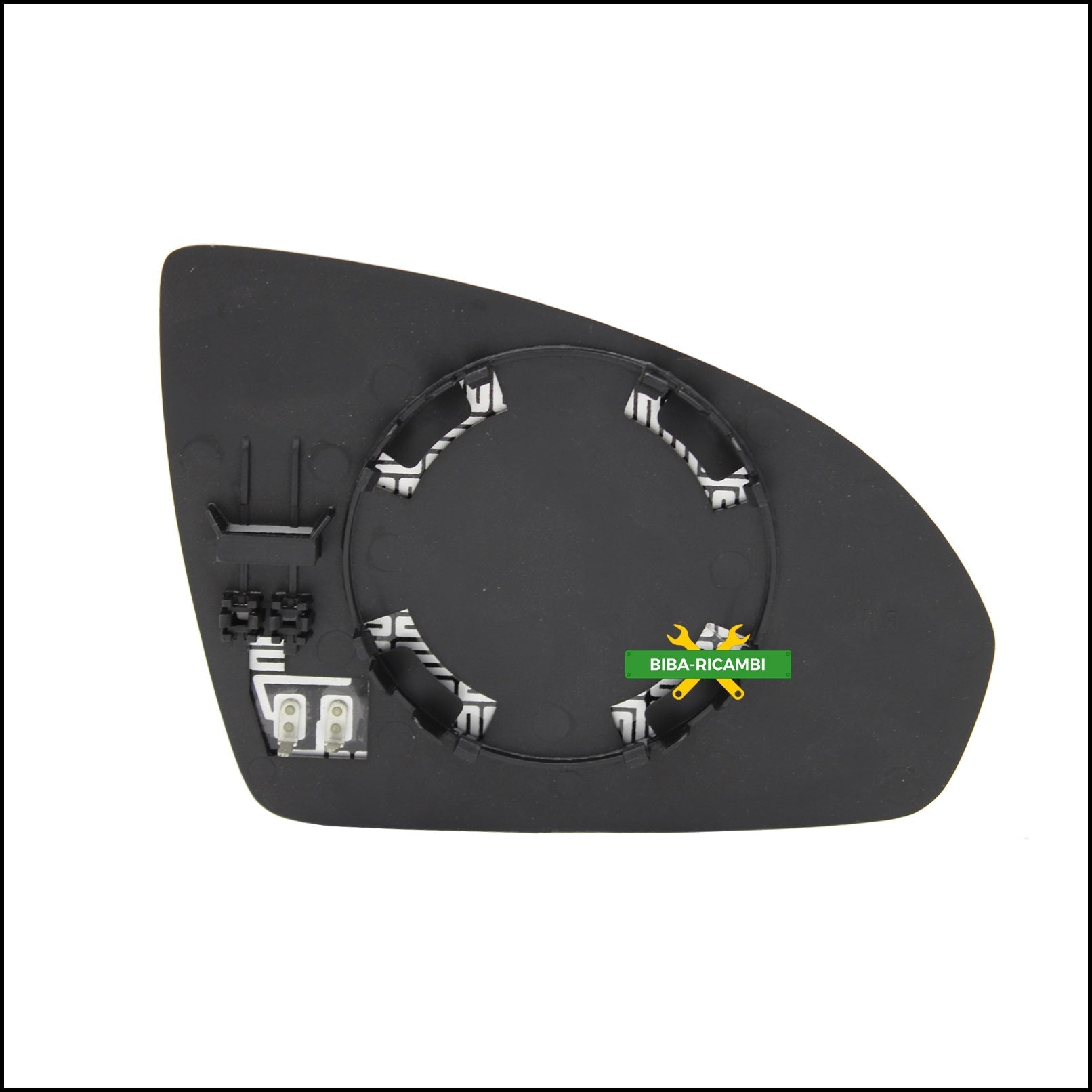 Piastra Specchio Retrovisore Termica Lato Sx-Guidatore Per Smart ForTwo II (451) dal 2007> BIBA-RICAMBI