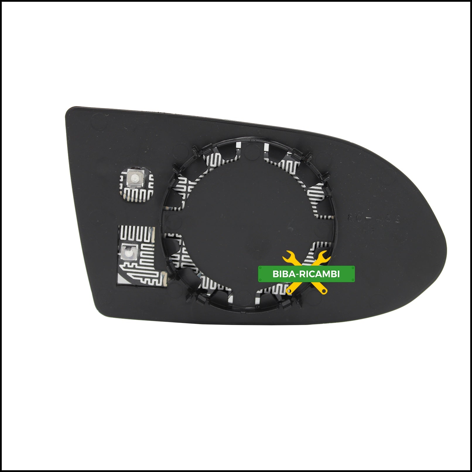 Piastra Retrovisore Termica Asferica Lato Sx-Guidatore Per Opel Zafira A (T98) dal 1999-2005 BIBA-RICAMBI
