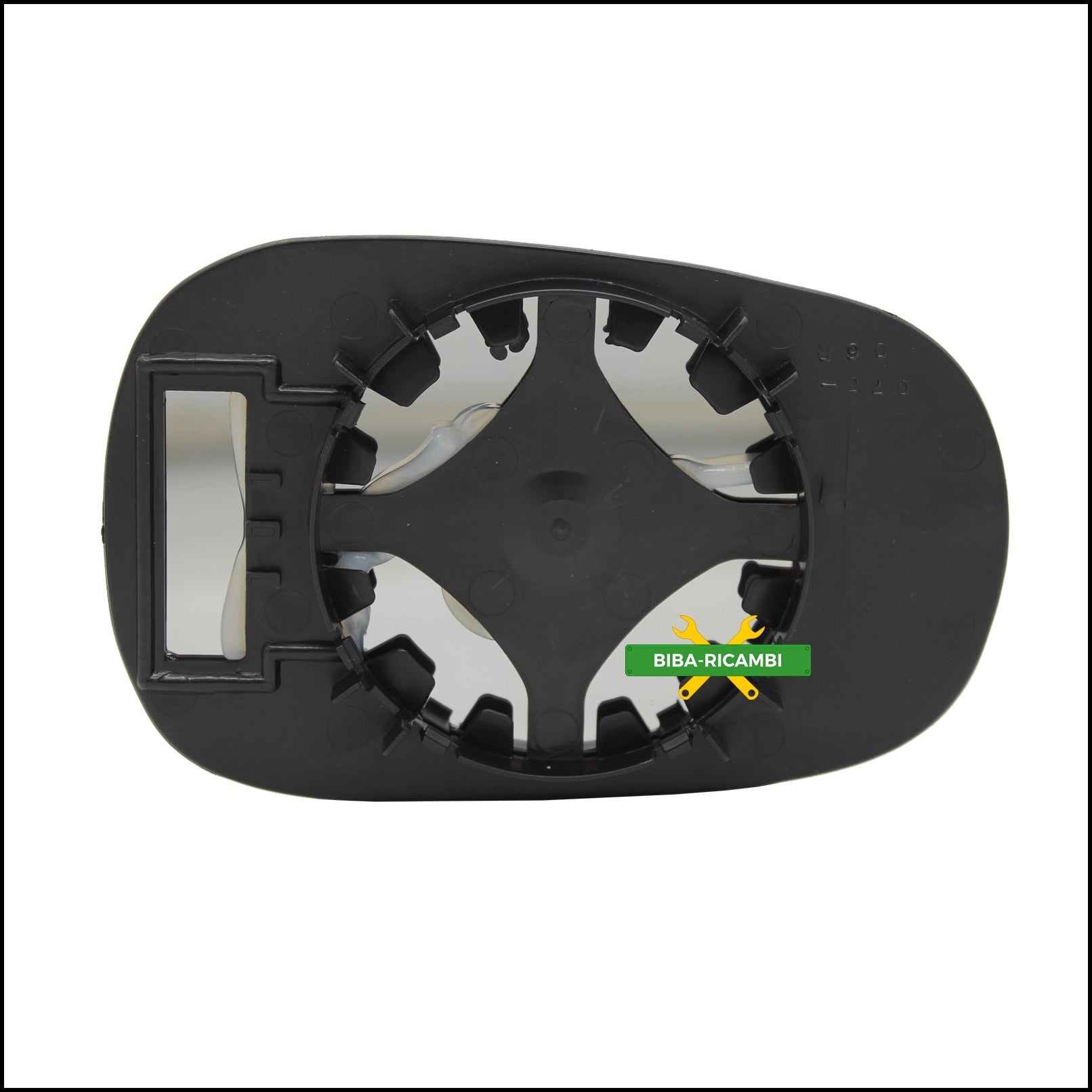 Piastra Retrovisore Asferica Lato Sx-Guidatore Per Renault Megane I dal 1996-2001 BIBA-RICAMBI