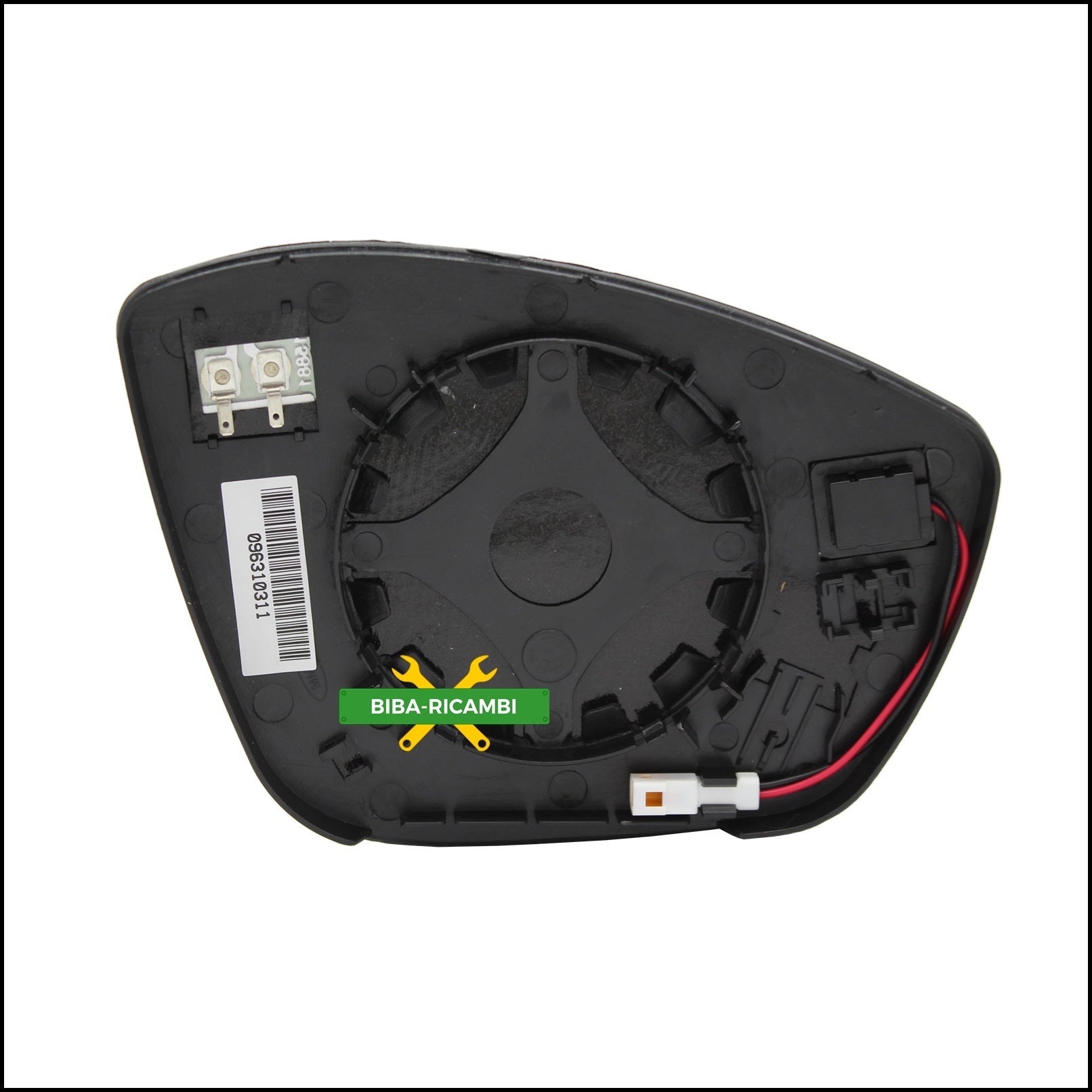 Piastra Retrovisore Termica Blind Spot Lato Sx-Guidatore Per Peugeot 208 II (UB) dal 2019&gt; BIBA-RICAMBI