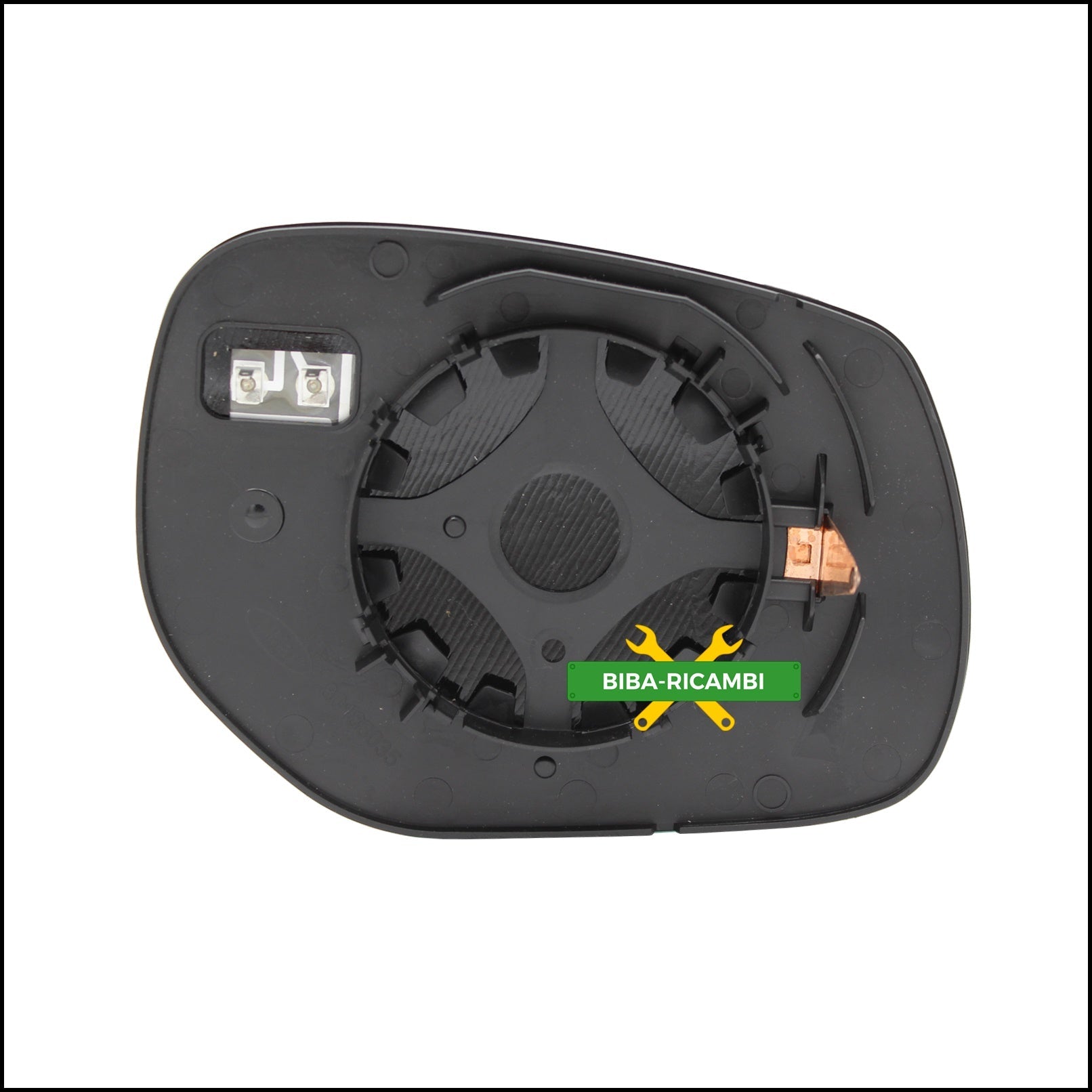 Piastra Retrovisore Asferica Termica Lato Sx-Guidatore Per Infiniti QX30 dal 2016&gt; BIBA-RICAMBI