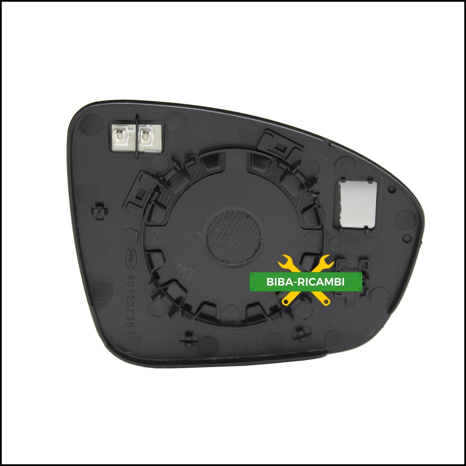 Piastra Retrovisore Termica Asferica Lato Sx-Guidatore Per Renault Megane IV dal 2015&gt; BIBA-RICAMBI