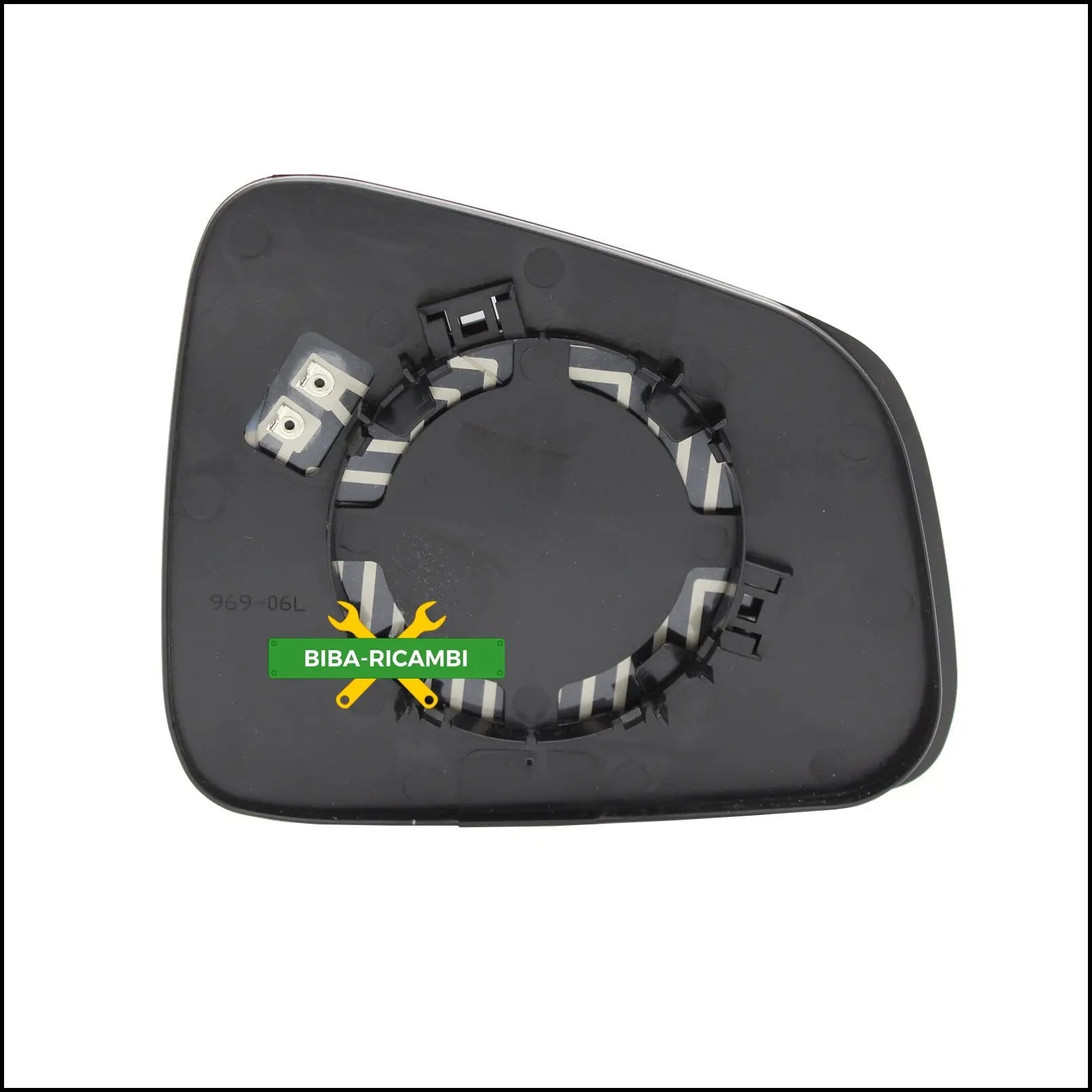 Piastra Specchio Retrovisore Termica Asferica Lato Sx-Guidatore Per Opel Mokka (J13) dal 2012> BIBA-RICAMBI