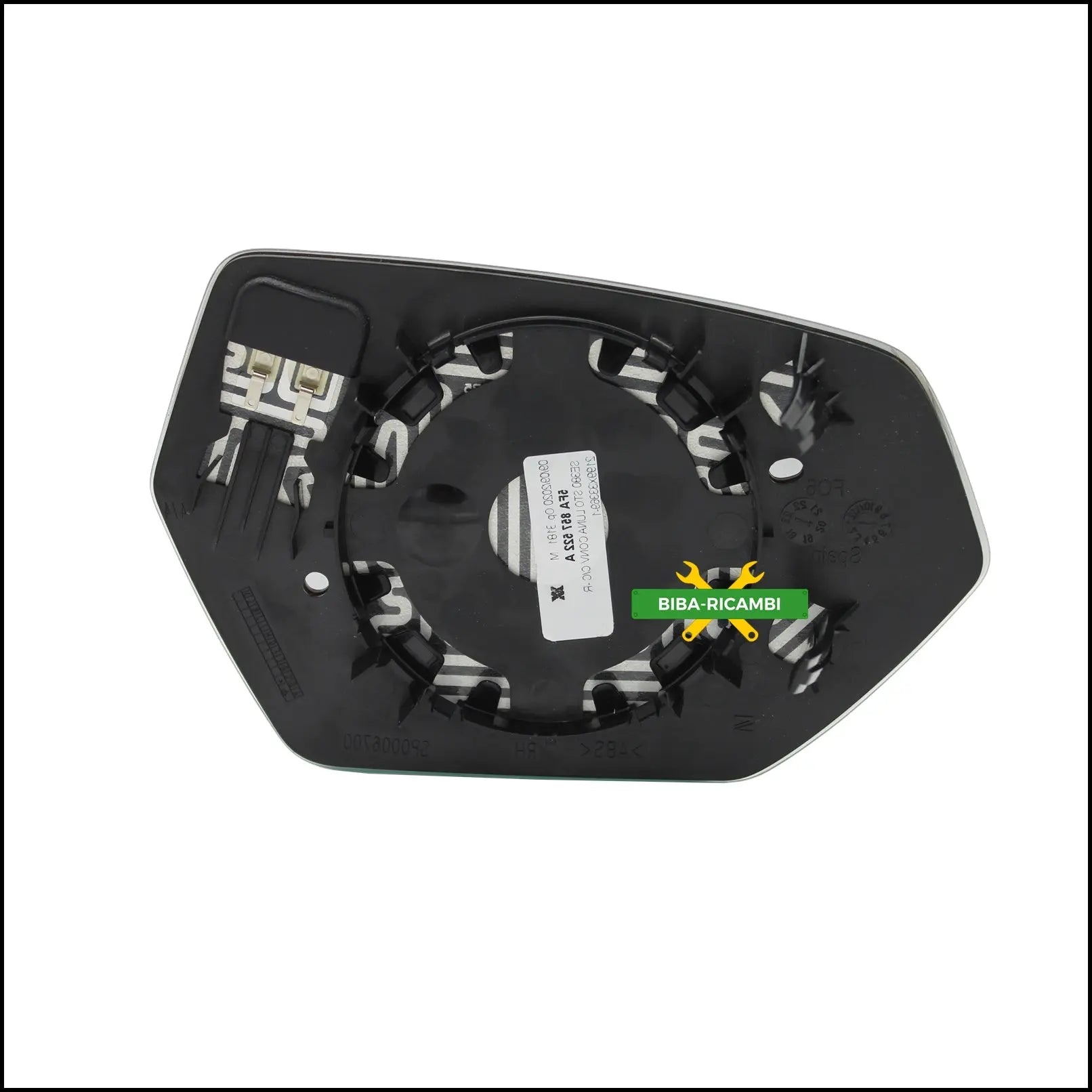 Piastra Specchio Retrovisore Termica Lato Sx-Guidatore Per Cupra Formentor (KM7) dal 2020> BIBA-RICAMBI