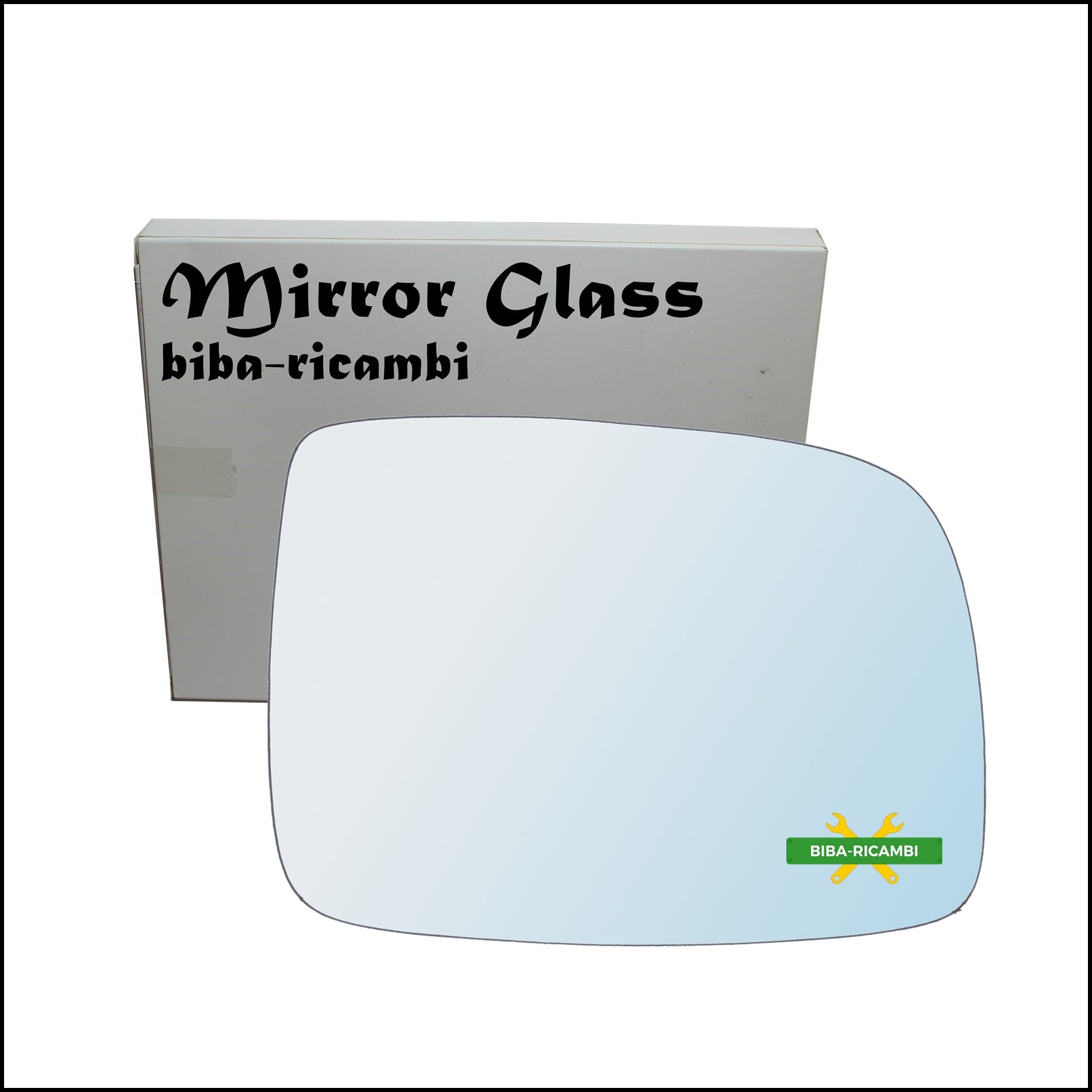Vetro Specchio Retrovisore Cromato Lato Dx-Passeggero Per Great Wall Steed dal 2006> BIBA-RICAMBI