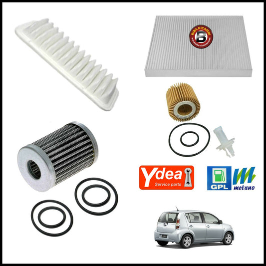 Kit Tagliando Filtri Per Subaru Justy IV 1.000 GPL Bi-Fuel 51kw/69cv dal 2007&gt; BIBA-RICAMBI
