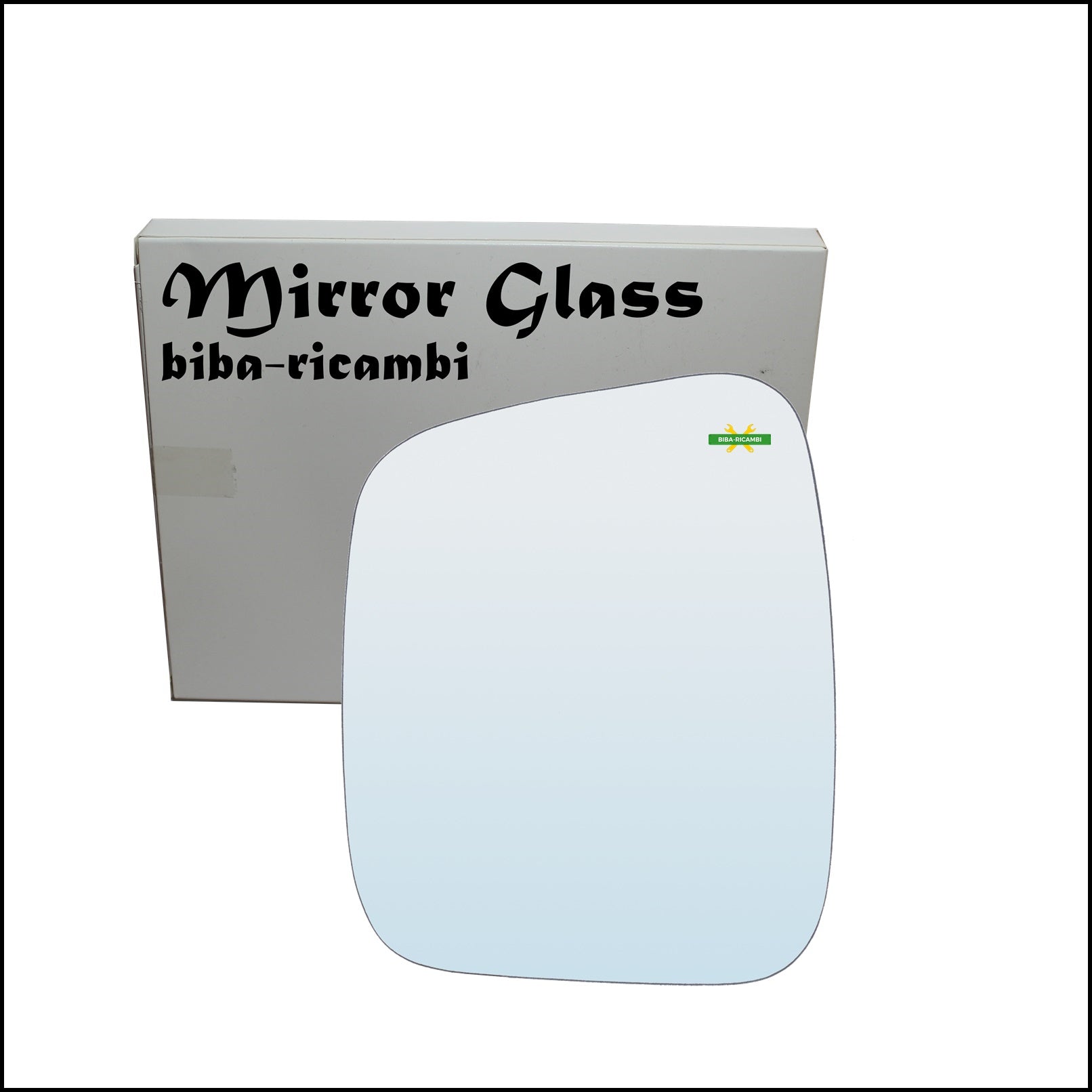 Vetro Specchio Retrovisore Cromato Lato Sx-Guidatore Per Citroen Nemo (AA) dal 2008> BIBA-RICAMBI