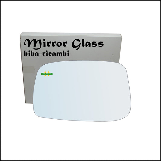 Vetro Specchio Retrovisore Cromato Lato Sx-Guidatore Per Citroen C8 (EA) dal 2002&gt; BIBA-RICAMBI