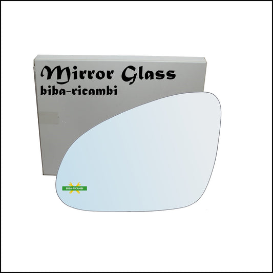 Vetro Specchio Retrovisore Cromato Lato Sx-Guidatore Per Opel Astra J dal 2010-2015 BIBA-RICAMBI
