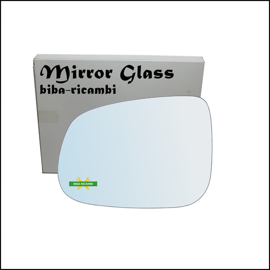 Vetro Specchio Retrovisore Cromato Lato Sx-Guidatore Per Volvo V70 III (135) dal 2007&gt; BIBA-RICAMBI