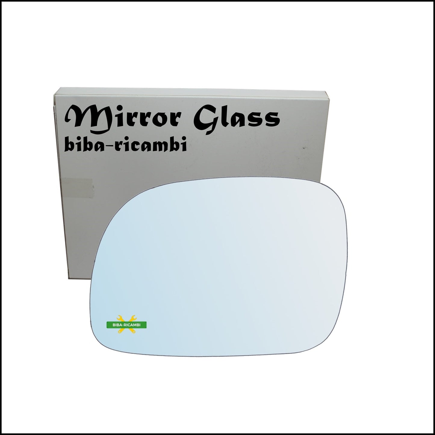 Vetro Specchio Retrovisore Cromato Lato Sx-Guidatore Per Chrysler Voyager IV (RG) dal 1999-2008 BIBA-RICAMBI