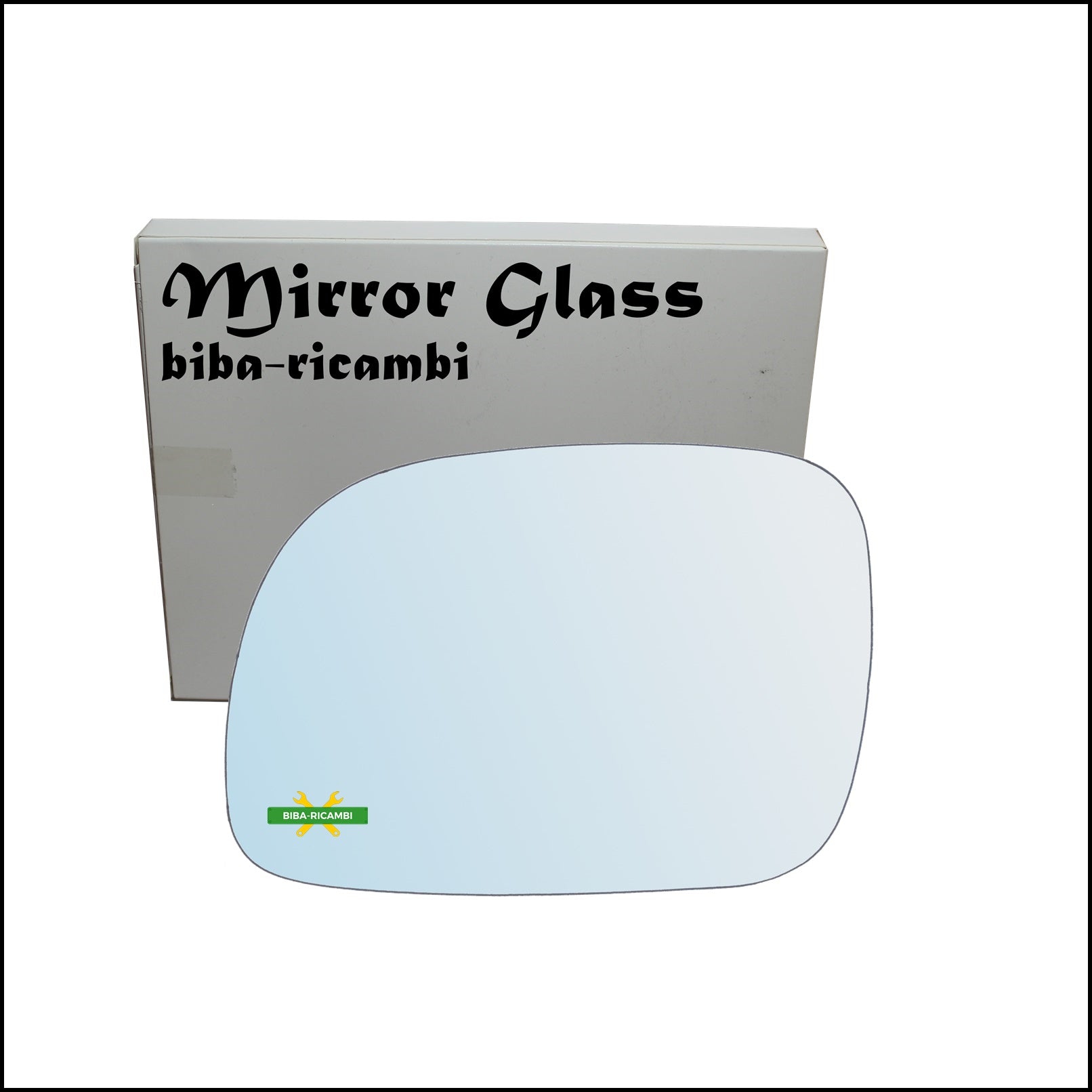 Vetro Specchio Retrovisore Cromato Lato Sx-Guidatore Per Chrysler Voyager IV (RG) dal 1999-2008 BIBA-RICAMBI