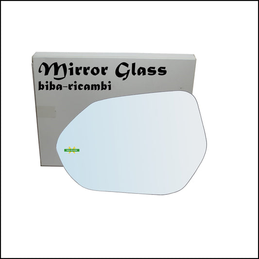 Vetro Specchio Retrovisore Cromato Lato Sx-Guidatore Per Toyota Prius IV (W5) dal 2015&gt; BIBA-RICAMBI