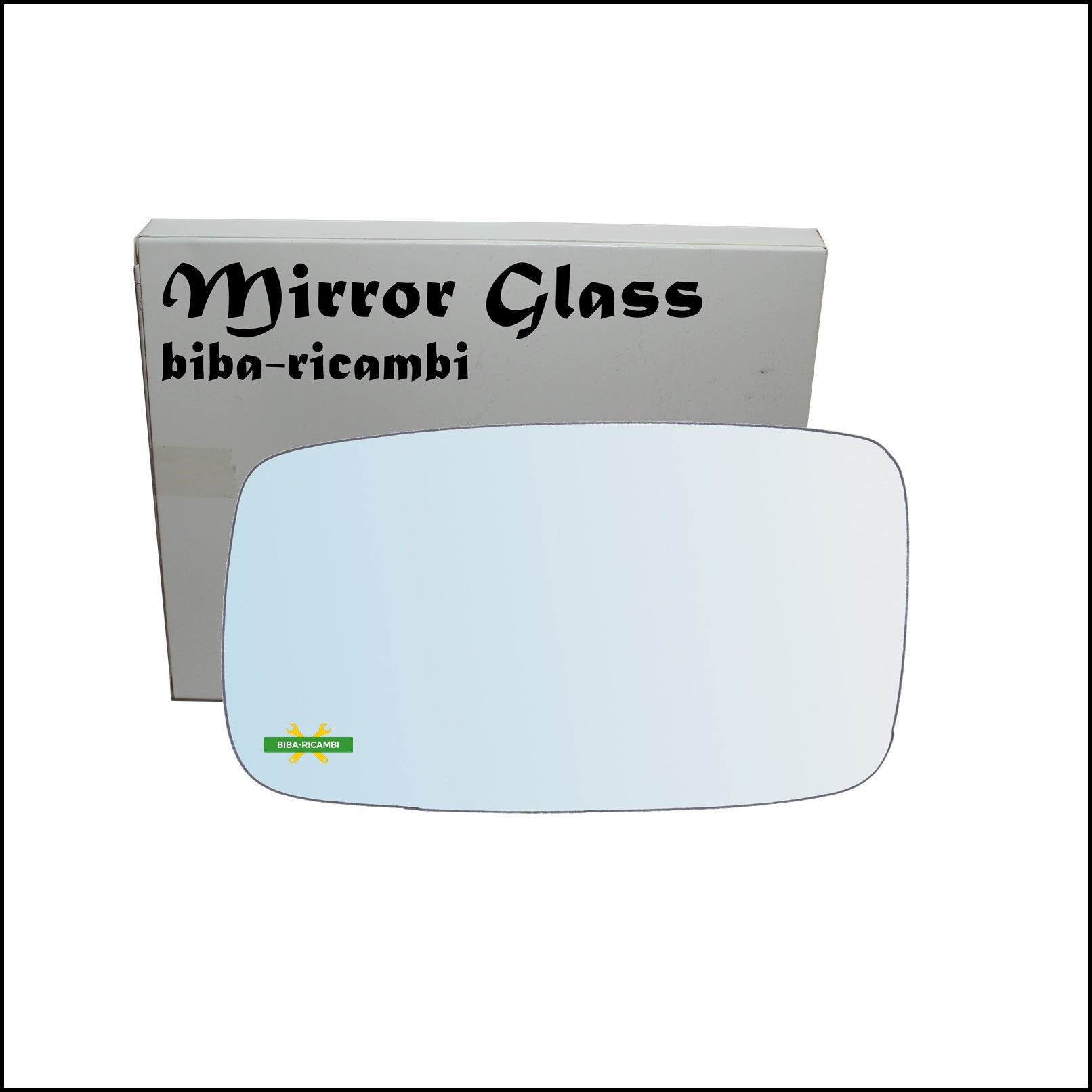 Vetro Specchio Retrovisore Cromato Lato Sx-Guidatore Per Volvo 960 II dal 1994-1996 BIBA-RICAMBI