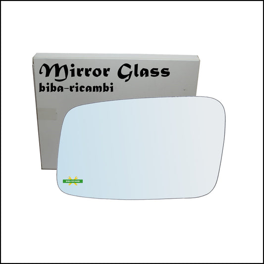 Vetro Specchio Retrovisore Cromato Lato Sx-Guidatore Per Volvo V70 I (875) dal 1995-2000 BIBA-RICAMBI