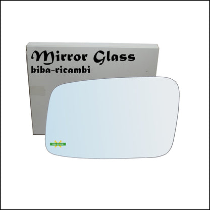 Vetro Specchio Retrovisore Cromato Lato Sx-Guidatore Per Volvo C70 I Cabrio (873) dal 1995-2005 BIBA-RICAMBI