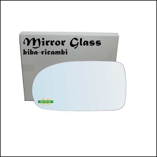 Vetro Specchio Retrovisore Cromato Lato Sx-Guidatore Per Chevrolet Nubira (J150) dal 1999-2003 BIBA-RICAMBI