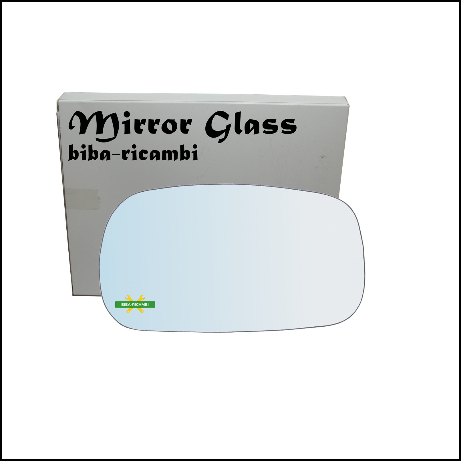 Vetro Specchio Retrovisore Cromato Lato Sx-Guidatore Per Nissan Micra II (K11) solo dal 1992-2003 BIBA-RICAMBI