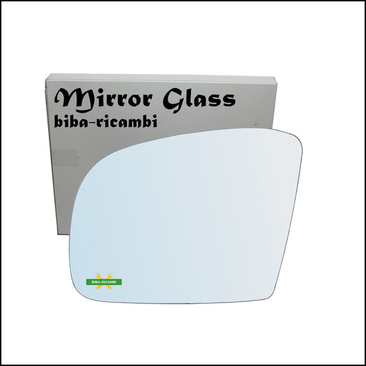 Vetro Specchio Retrovisore Cromato Lato Sx-Guidatore Per Mercedes Classe M II (W164) solo dal 2005-2009 BIBA-RICAMBI