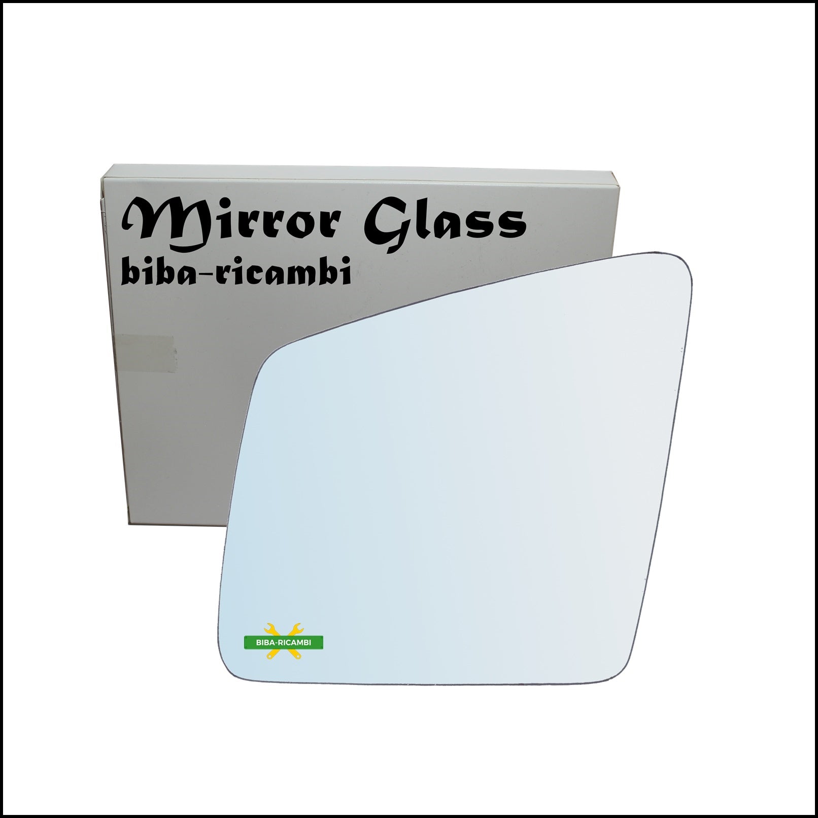 Vetro Specchio Retrovisore Cromato Lato Sx-Guidatore Per Mercedes Classe GL I (X164) solo dal 2011-2012 BIBA-RICAMBI