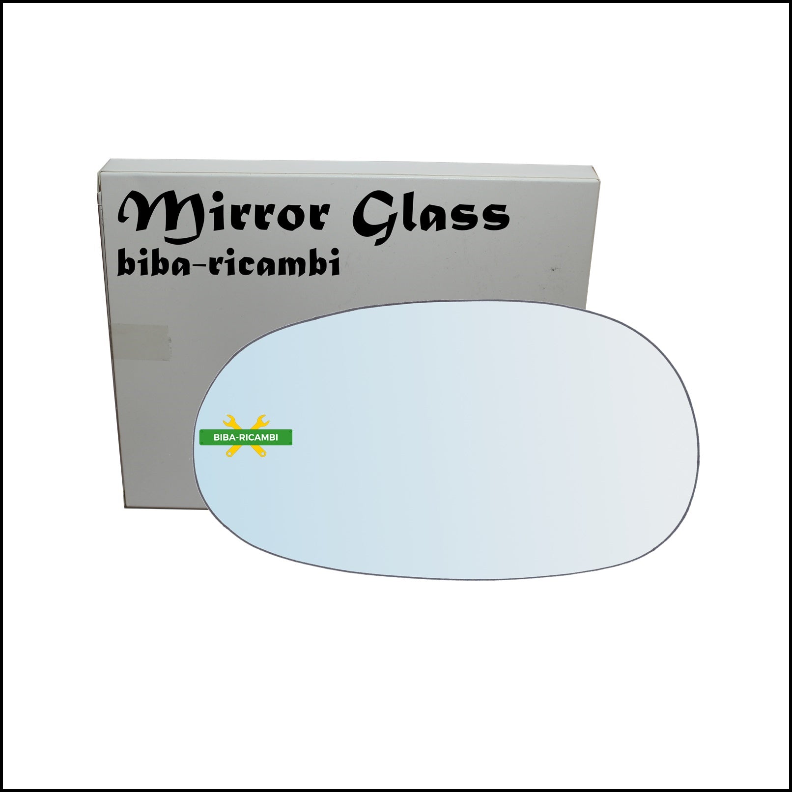 Vetro Specchio Retrovisore Lato Sx-Guidatore Per Chrysler Crossfire dal 2003-2008 BIBA-RICAMBI