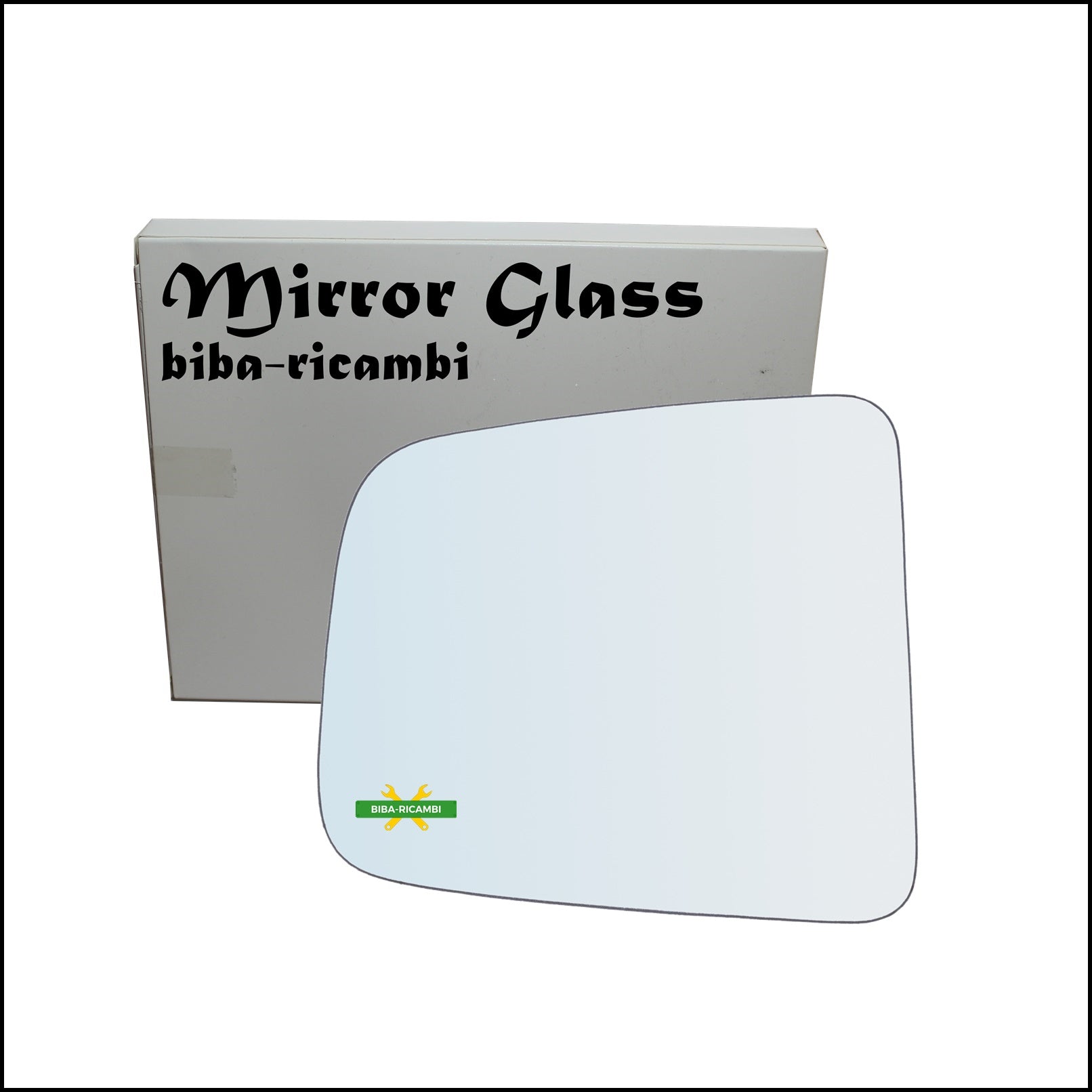 Vetro Specchio Retrovisore Lato Sx-Guidatore Per Ford Ranger II (ET) dal 2005-2012 BIBA-RICAMBI