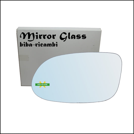 Vetro Specchio Retrovisore Cromato Lato Sx-Guidatore Per Mercedes Benz CLK II (C209,A209) dal 2002-2009 BIBA-RICAMBI