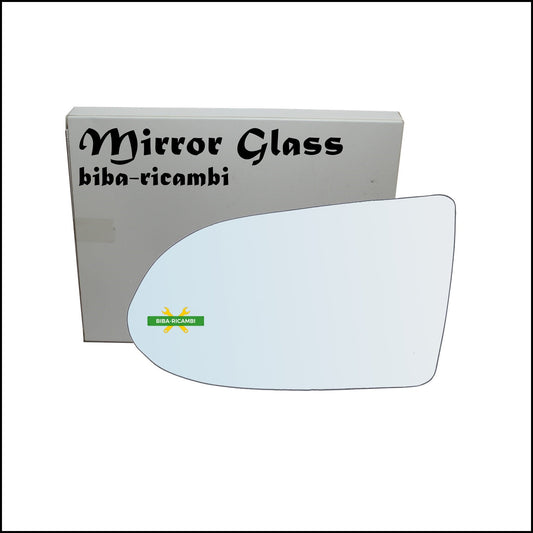 Vetro Specchio Retrovisore Lato Sx-Guidatore Per Opel Zafira A (T98) dal 1999-2005 BIBA-RICAMBI