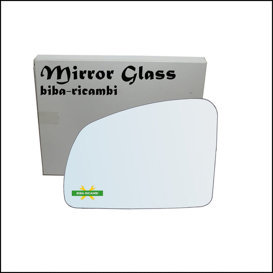 Vetro Specchio Retrovisore Lato Sx-Guidatore Per Opel Meriva A (X03) dal 2003-2010 BIBA-RICAMBI