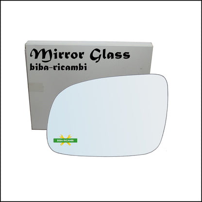 Vetro Specchio Retrovisore Lato Sx-Guidatore Per Seat Arosa (6H) solo dal 2001-2004 BIBA-RICAMBI