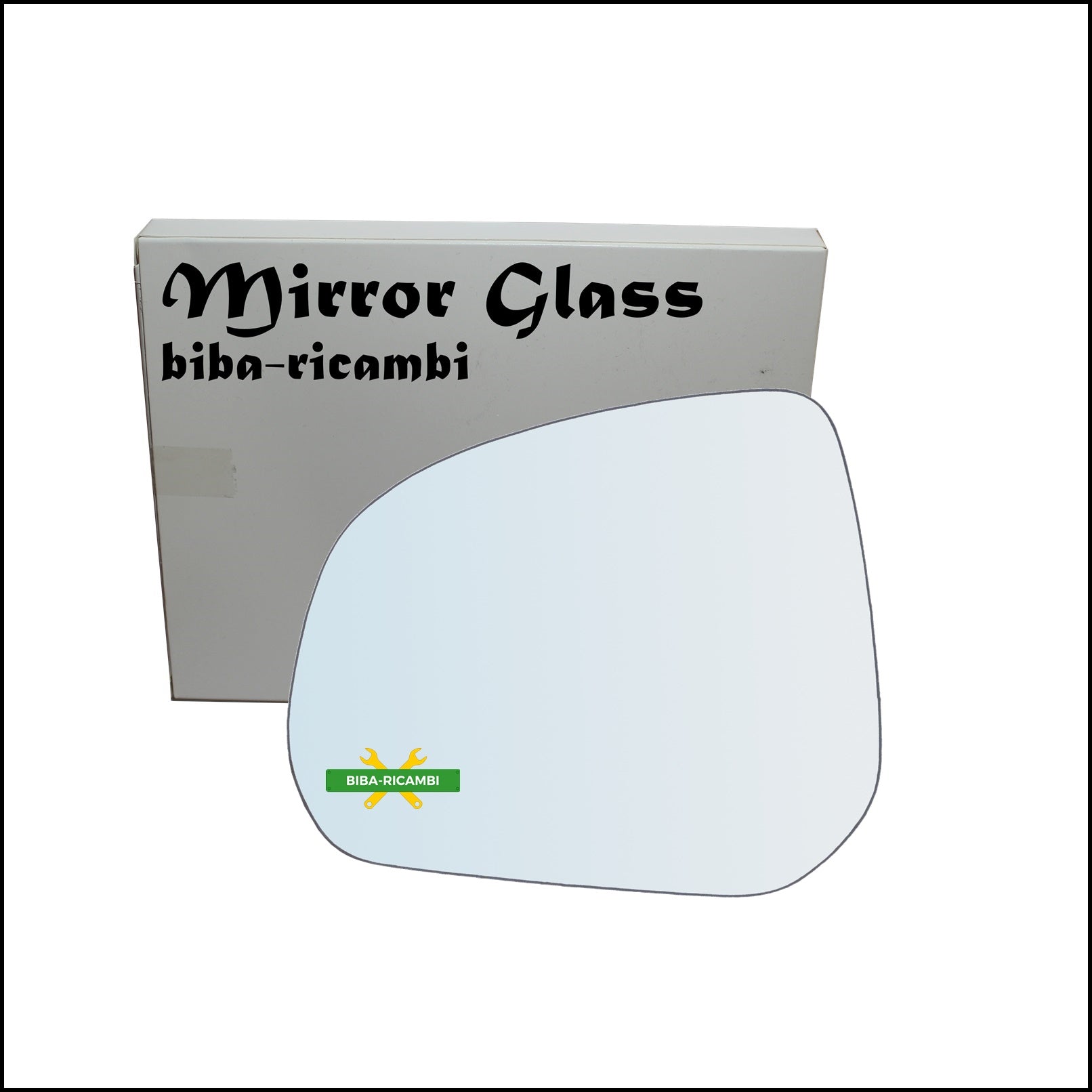Vetro Specchio Retrovisore Lato Sx-Guidatore Per Nissan Pixo (UA0) dal 2009> BIBA-RICAMBI