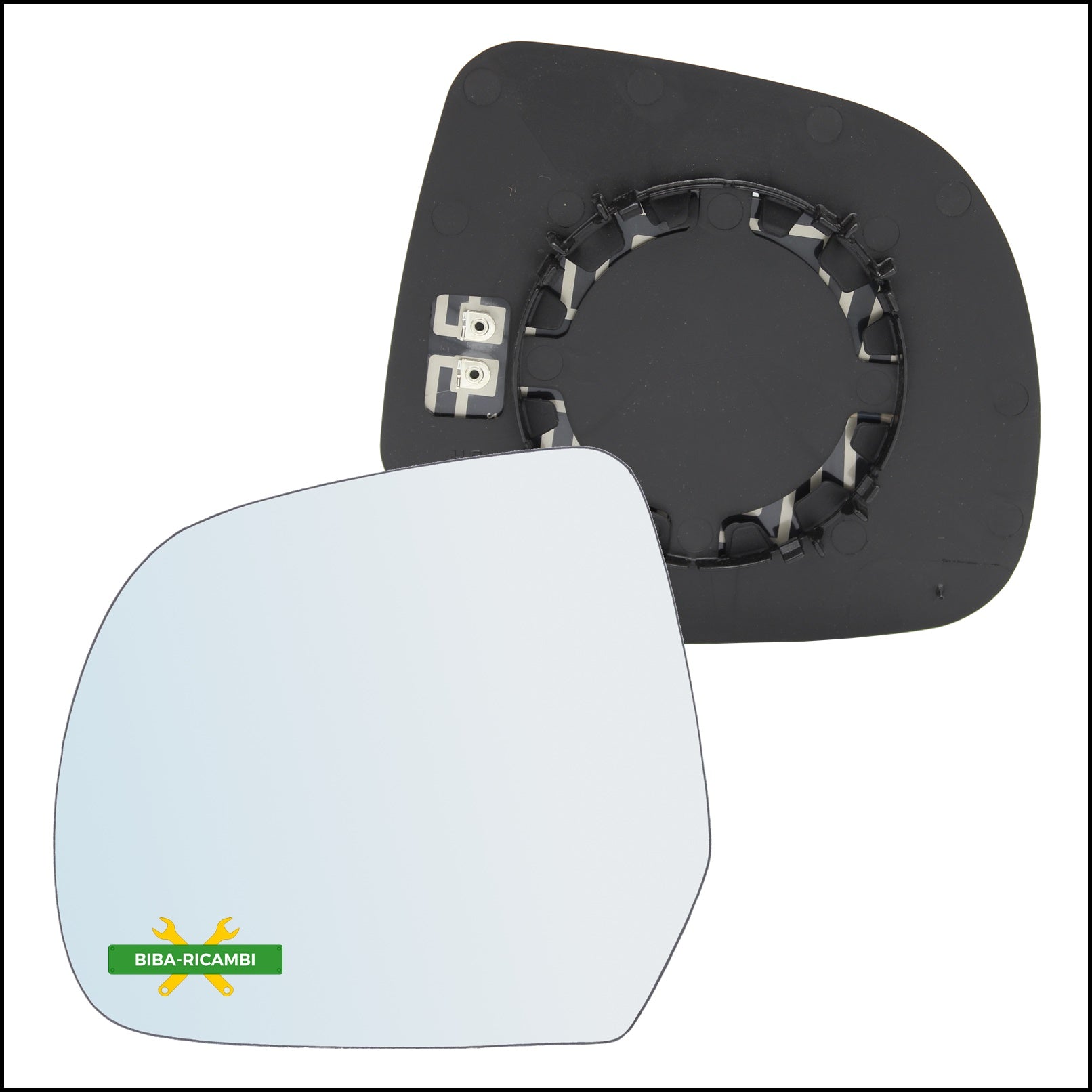 Piastra Retrovisore Termica Lato Sx-Guidatore Per Nissan Micra IV (K13) dal 2010&gt; BIBA-RICAMBI