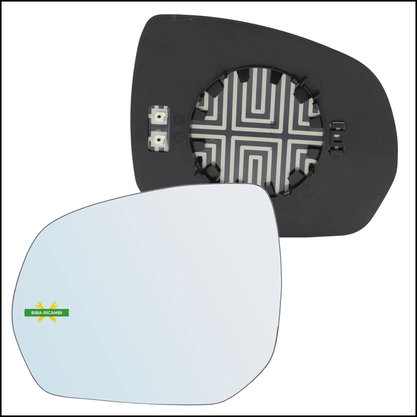 Piastra Retrovisore Termica Lato Sx-Guidatore Per Citroen C3 Picasso dal 2009> BIBA-RICAMBI