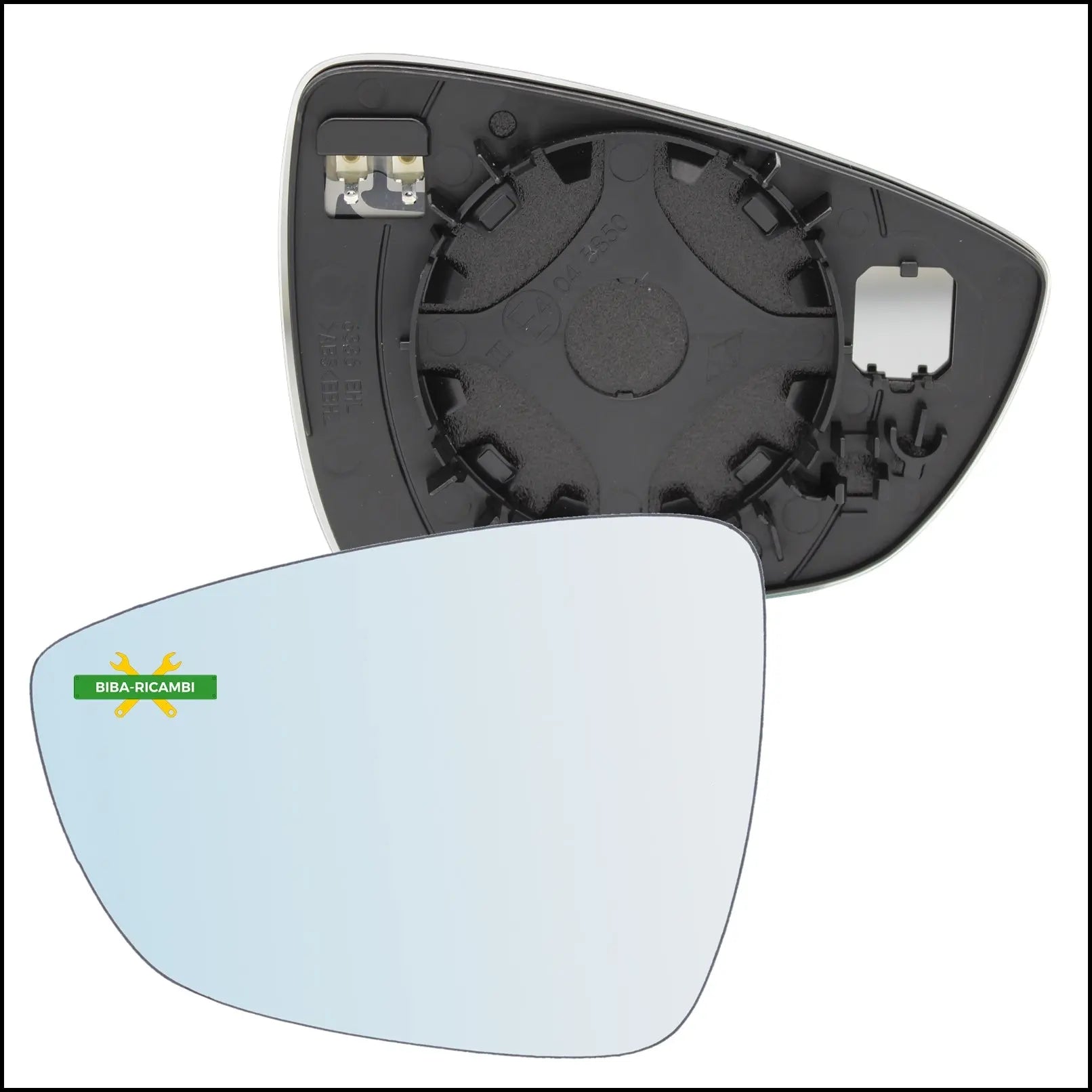 Piastra Specchio Retrovisore Termica Lato Sx-Guidatore Per Ford Focus IV dal 2018> BIBA-RICAMBI