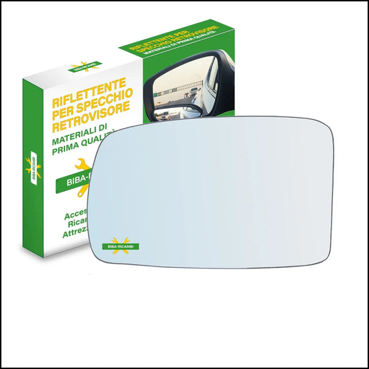 Vetro Specchio Retrovisore Cromato Lato Sx-Guidatore Per Fiat Panda II (169) solo dal 2003-2008 BIBA-RICAMBI