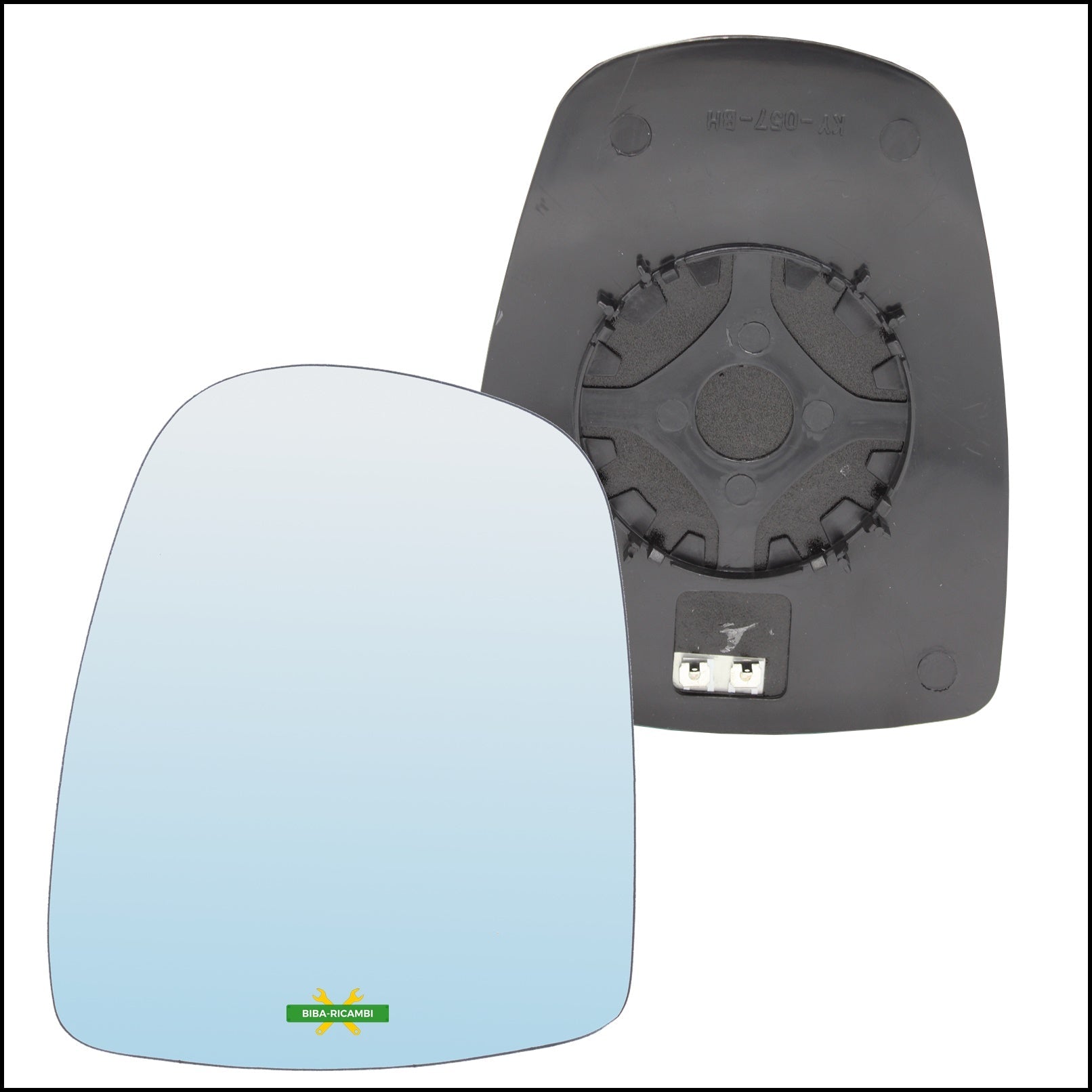 Piastra Specchio Retrovisore Termica Lato Sx-Guidatore Per Renault Trafic II (JL) dal 2001> BIBA-RICAMBI