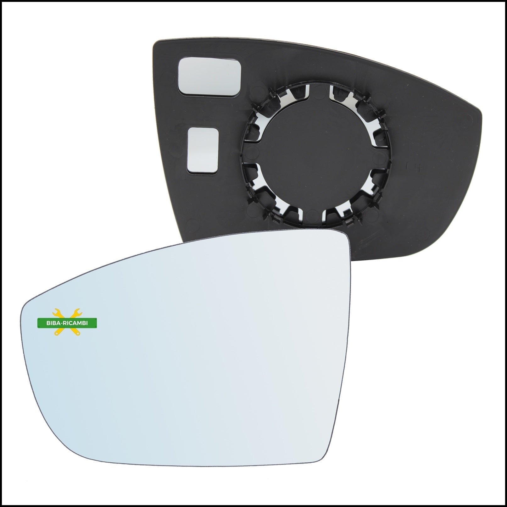 Piastra Specchio Retrovisore Lato Sx-Guidatore Per Ford Kuga I dal 2008> BIBA-RICAMBI