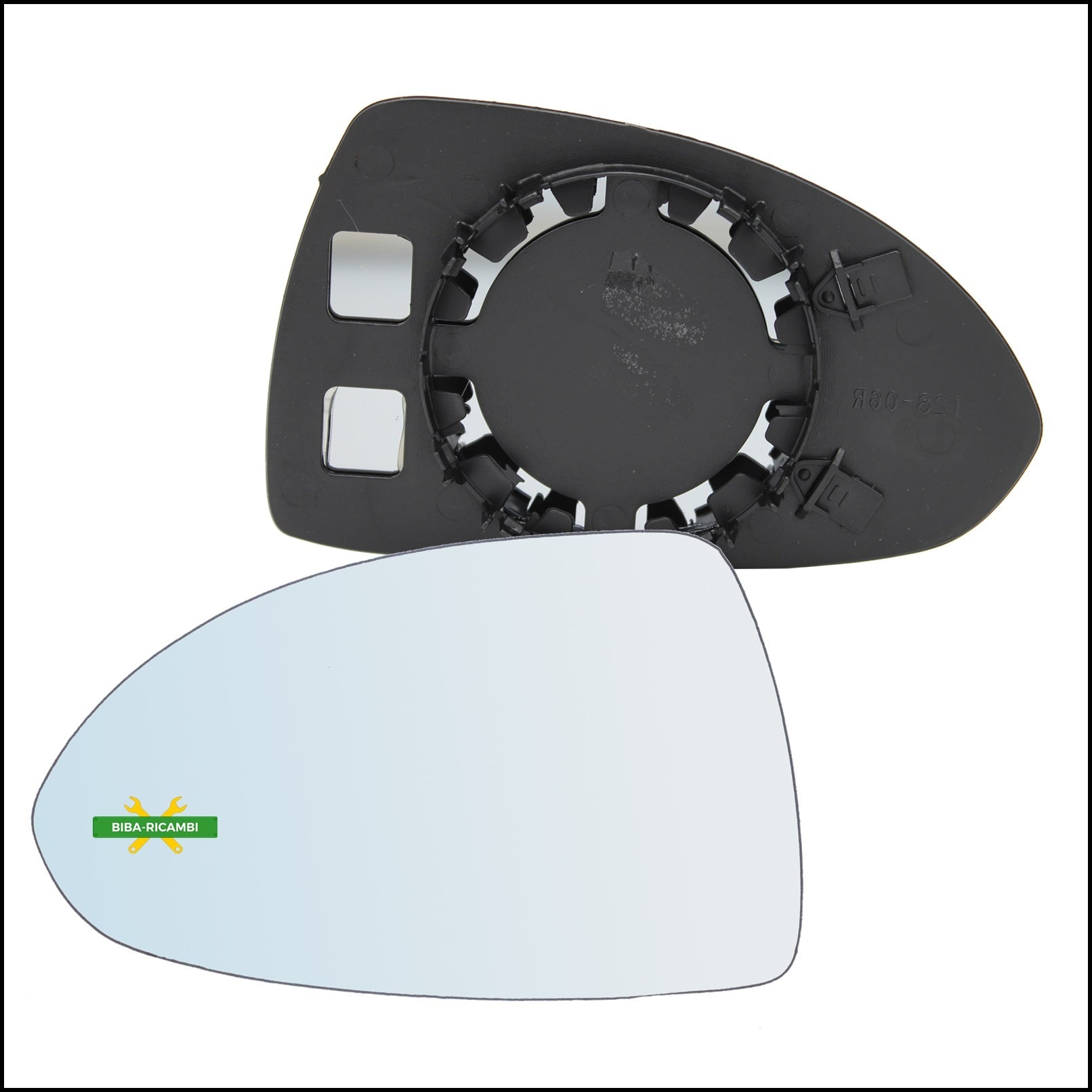 V. Piastra Specchio Retrovisore Lato Sx-Guidatore Per Opel Corsa E (X15) dal 2014> BIBA-RICAMBI