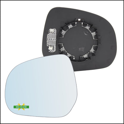 Piastra Specchio Retrovisore Termica Lato Sx-Guidatore Per Suzuki Splash (EX) dal 2008&gt; BIBA-RICAMBI