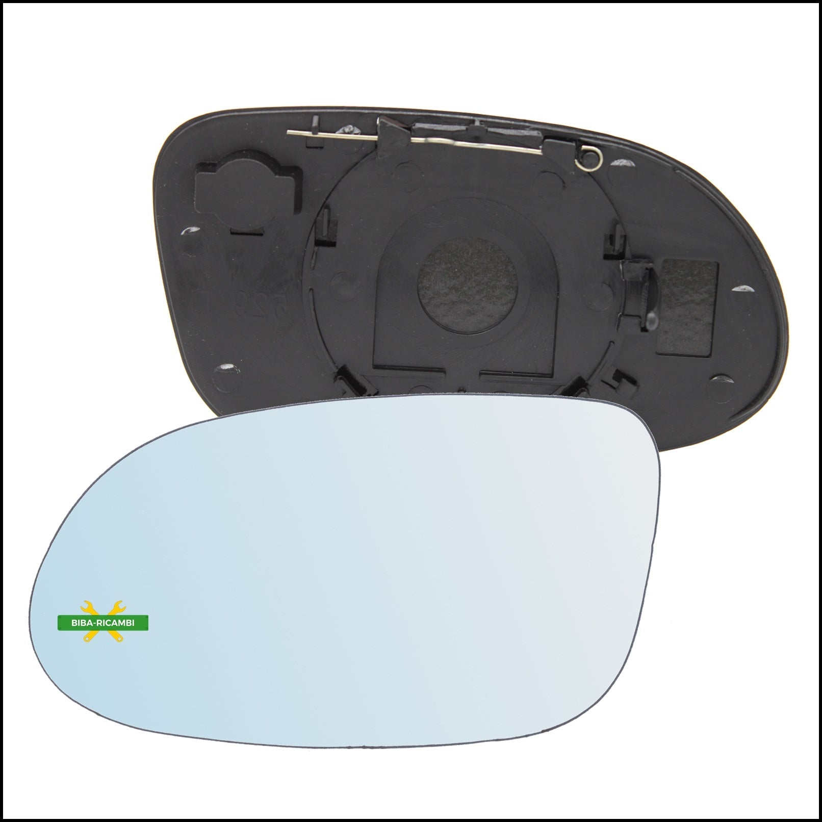 V. Piastra Specchio Retrovisore Lato Sx-Guidatore Per Mercedes Benz SLK I (R170) dal 1996-2004 BIBA-RICAMBI