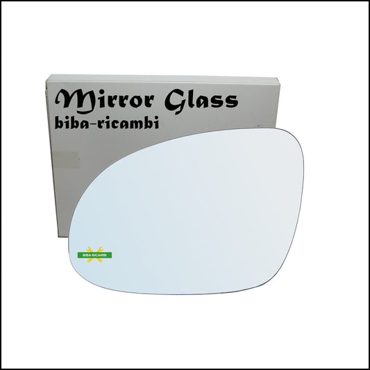 Vetro Specchio Retrovisore Cromato Lato Sx-Guidatore Per Volkswagen Sharan I (7M8) solo dal 2003-2009 BIBA-RICAMBI