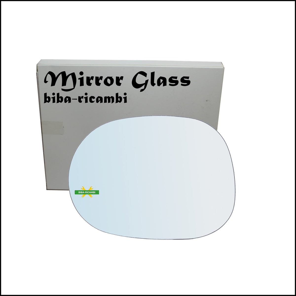 Vetro Specchio Retrovisore Cromato Lato Sx-Guidatore Per DR 1 dal 2010-2014 BIBA-RICAMBI
