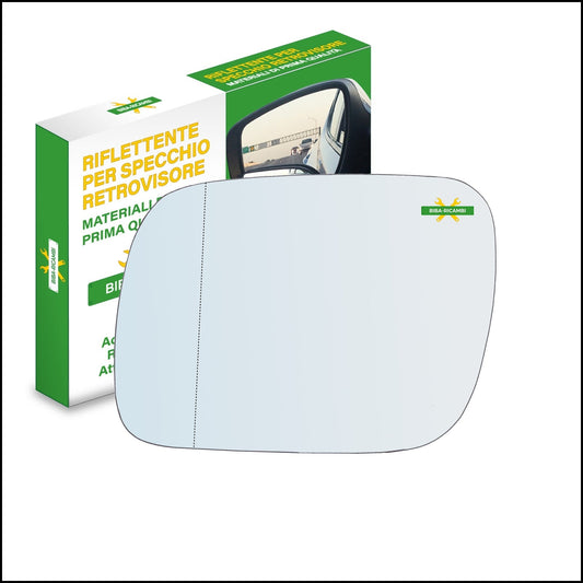 Vetro Specchio Retrovisore Asferico Lato Sx-Guidatore Per Vw Touareg I (7LA) solo dal 2002-2009 BIBA-RICAMBI