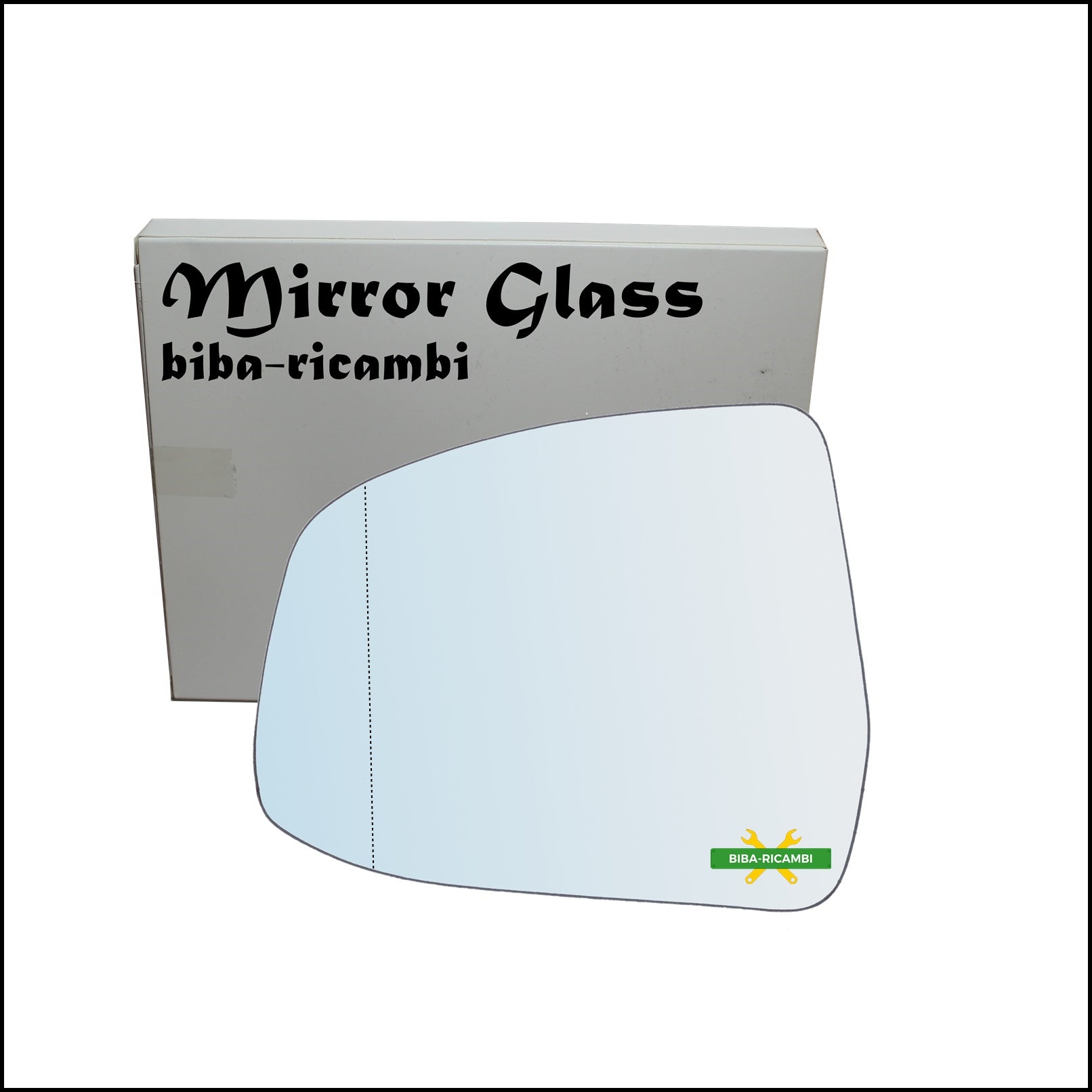 Vetro Specchio Retrovisore Asferico Lato Sx-Guidatore Per Ford Focus II (DA) solo dal 2007-2013 BIBA-RICAMBI