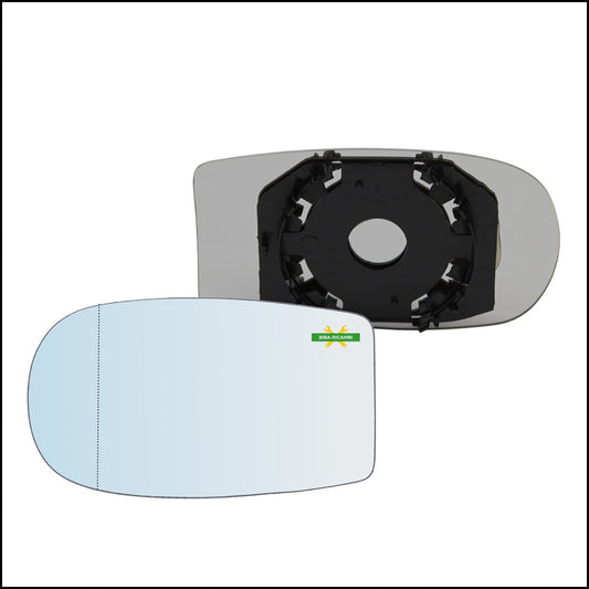 Piastra Specchio Retrovisore Asferica Lato Sx-Guidatore Per Fiat Punto II (188) solo dal 1999-2006 BIBA-RICAMBI