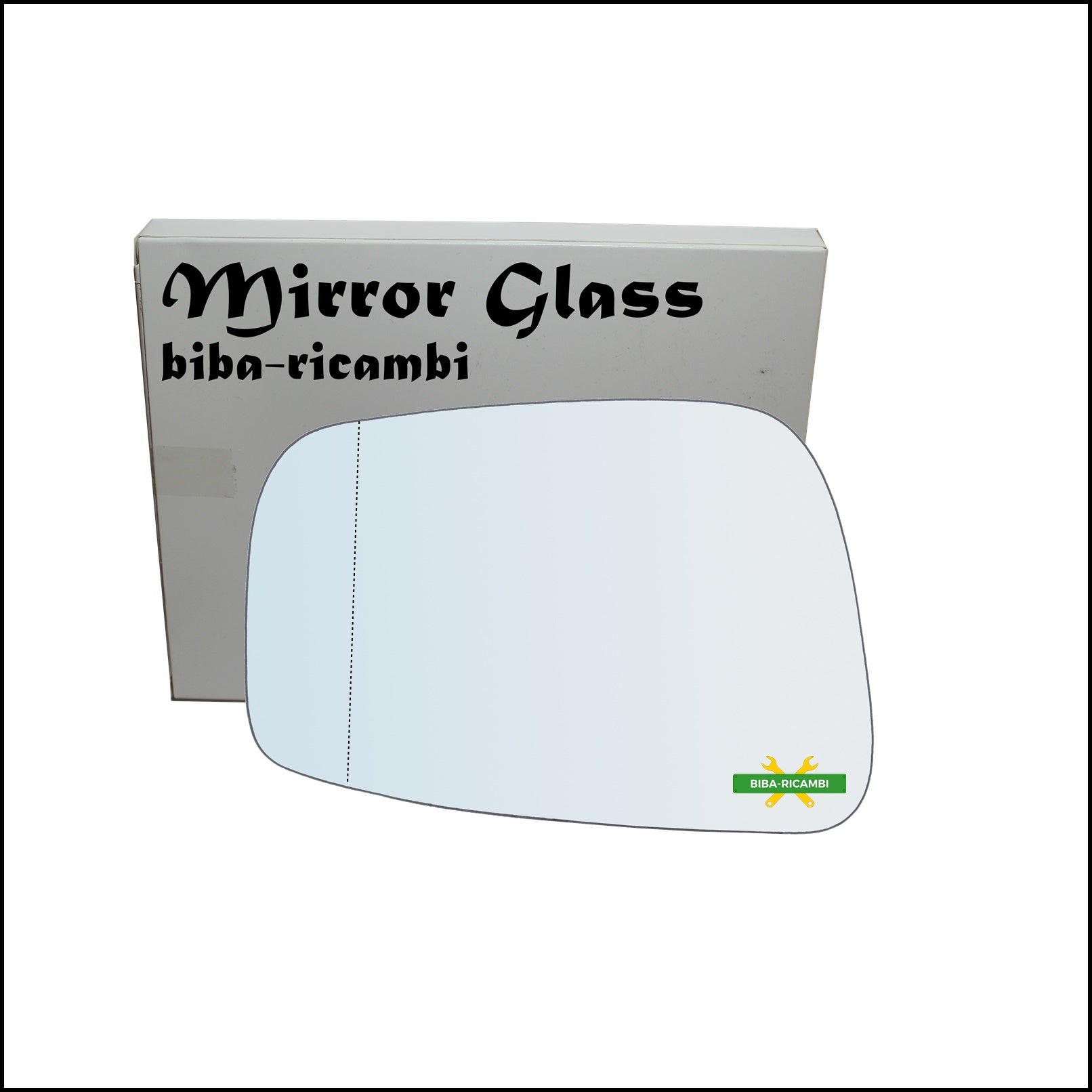 Vetro Specchio Retrovisore Asferico Lato Sx-Guidatore Per Nissan Pathfinder III solo dal 2005-2007 BIBA-RICAMBI